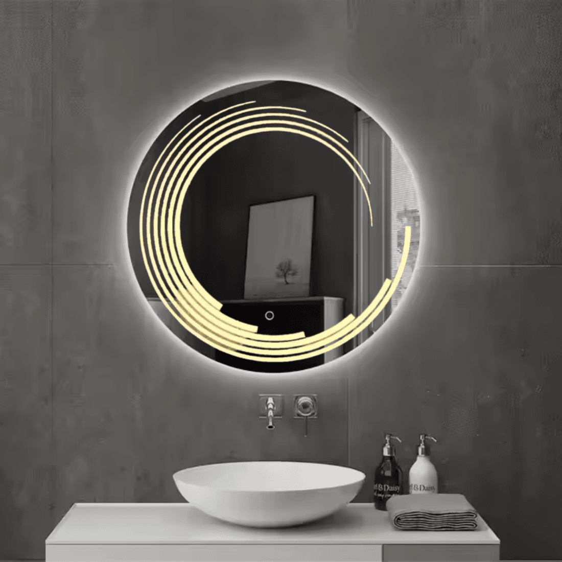 Dreamy Illusion LED Bathroom Mirror with light