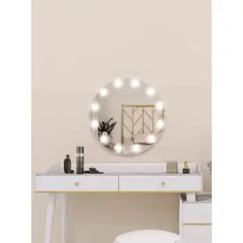 hollywood vanity mirror hub with led bulb ledmirror.in dp321J