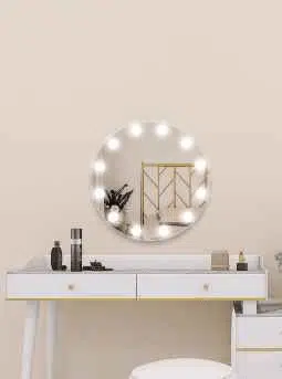 hollywood vanity mirror hub with led bulb ledmirror.in dp321J