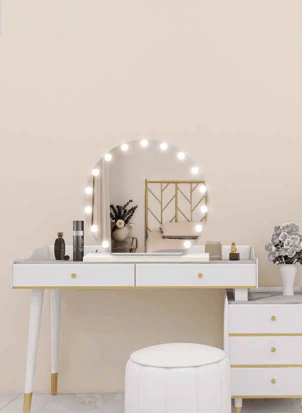 hollywood vanity mirror hub with led bulb ledmirror.in dp355