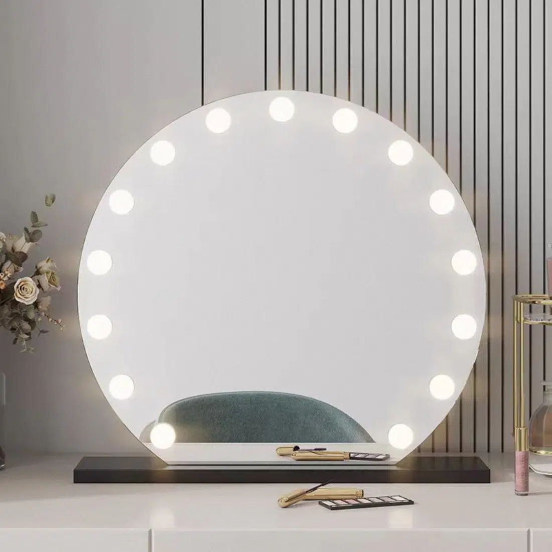 hollywood vanity mirror hub with led bulb ledmirror.in dp355