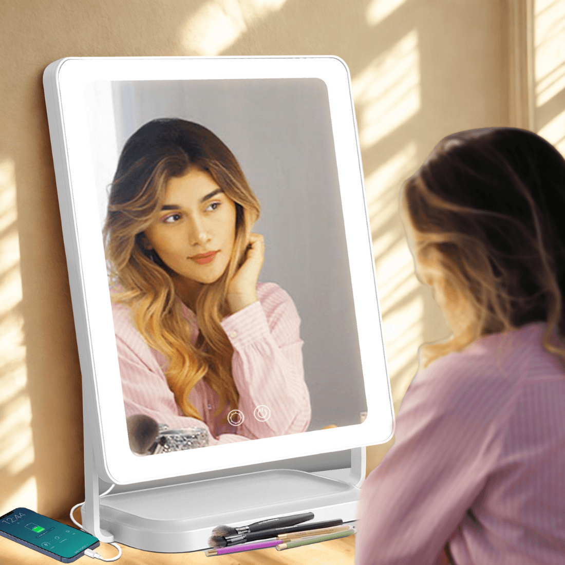 Desktop Lighted Makeup Mirror – LM 311A
