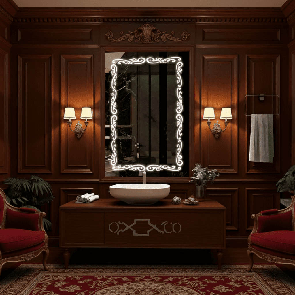 LED Anti-Fog Vanity Mirror with Touch Sensor & Ultra Bright Illumination