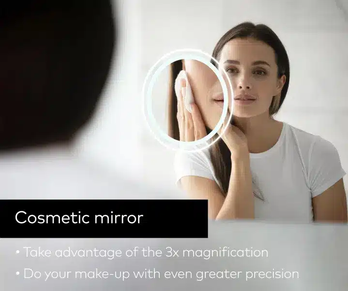 LED light mirrors to enhance self-care and wellness routines.