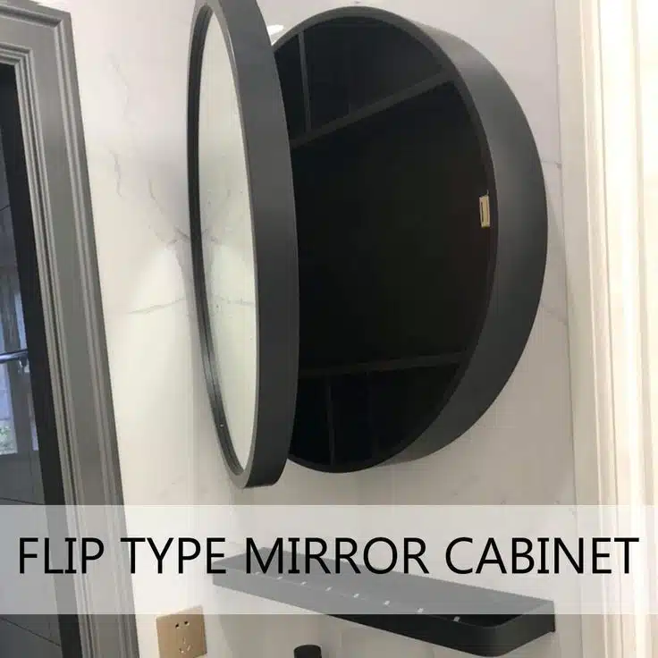 Round Bathroom Mirror Cabinet