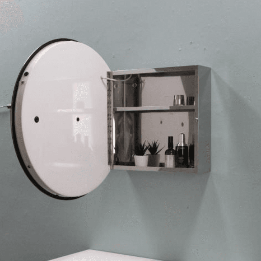 Round LED Mirror Cabinet