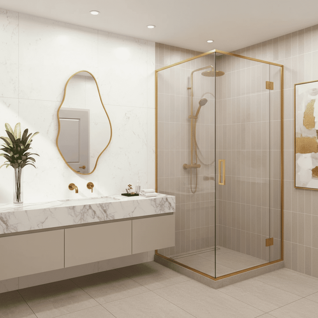 Modern Abstract Organic Wall Mirror