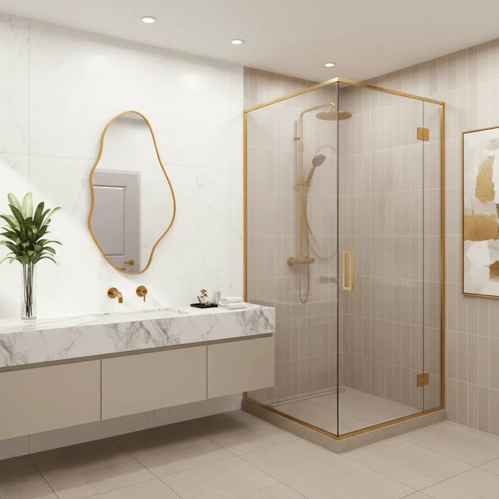 Modern Abstract Organic Wall Mirror