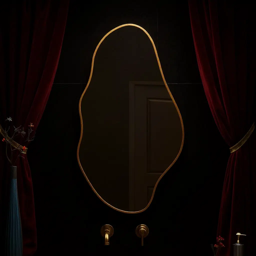 Modern Abstract Organic Wall Mirror