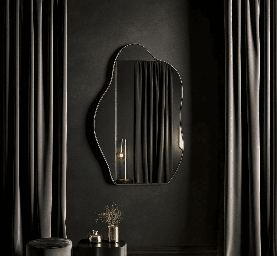 Designer Pebble Shaped Decorative Mirror