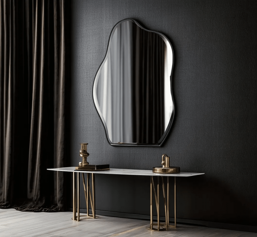 Designer Pebble Shaped Decorative Mirror
