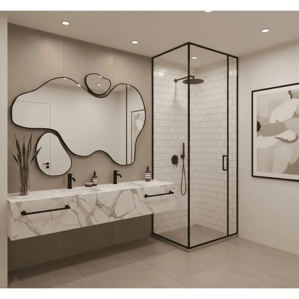 Premium Artistic Wall Mirror for Entryway