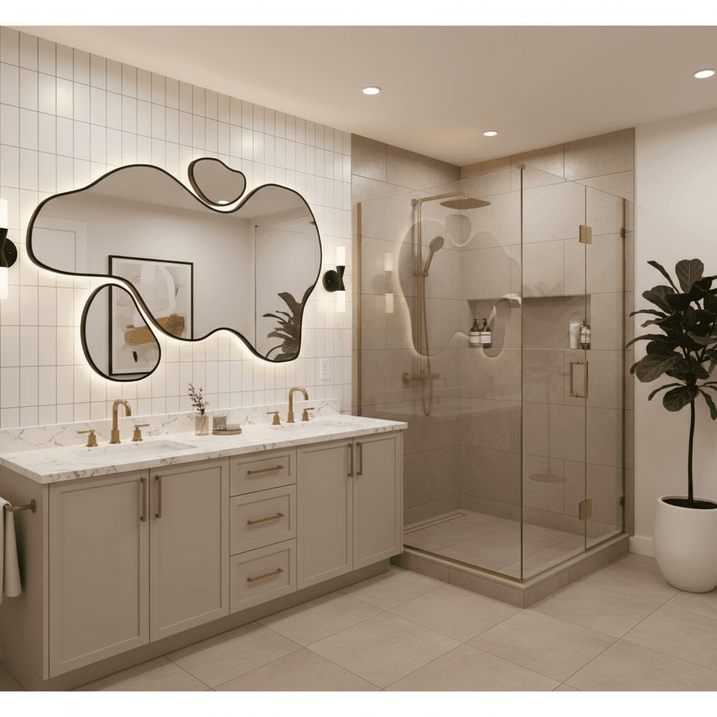 Premium Artistic Wall Mirror for Entryway