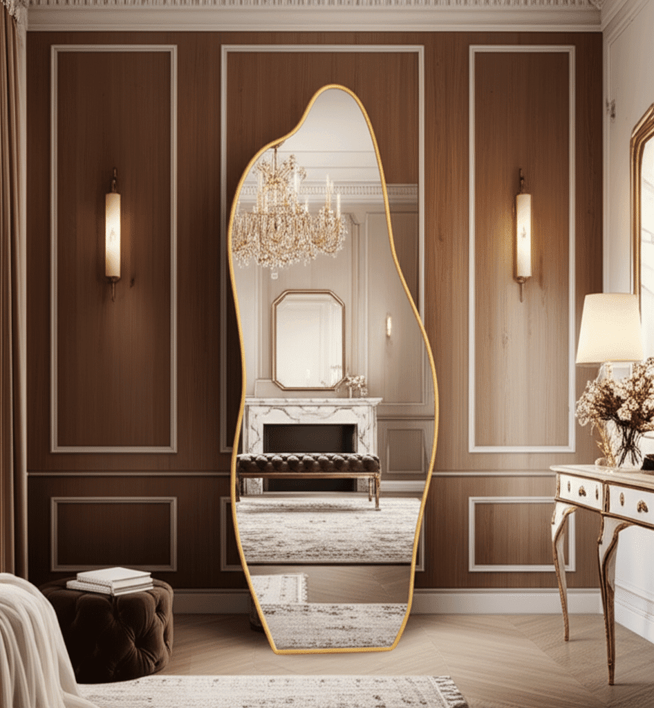 Premium Irregular Full Length Standing Mirror