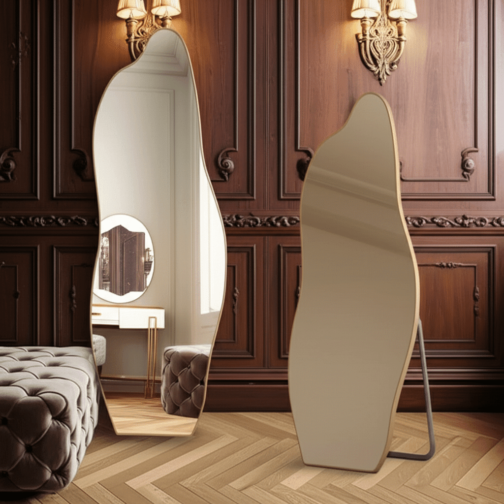 Premium Irregular Full Length Standing Mirror