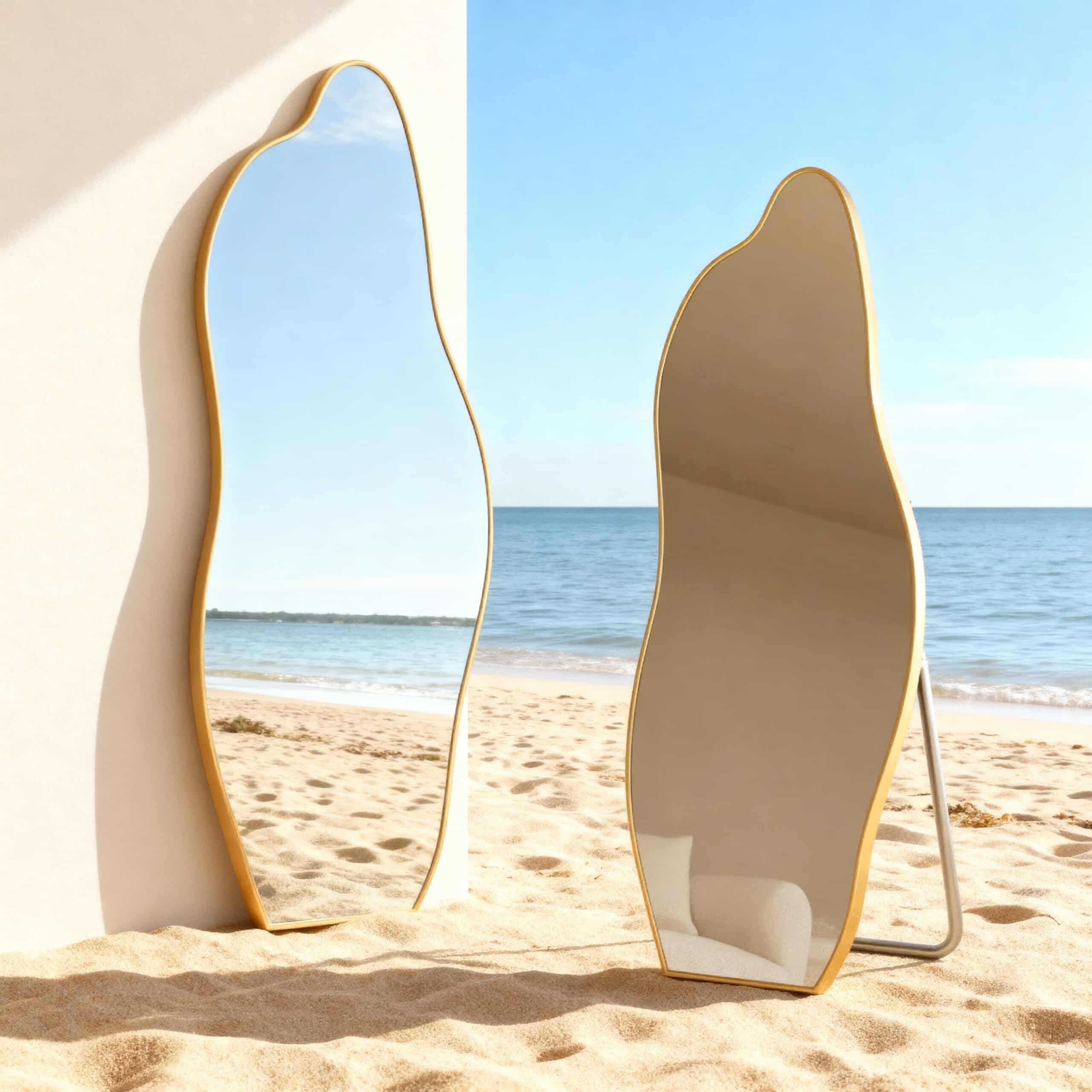 Premium Irregular Full Length Standing Mirror