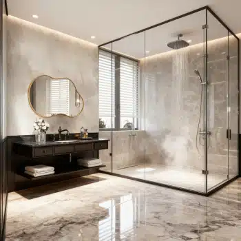 Irregular Shape Designer Wall Mirror – Modern Bathroom Vanity Mirror