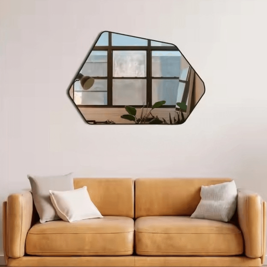 Designer Asymmetrical Decorative Mirror Set