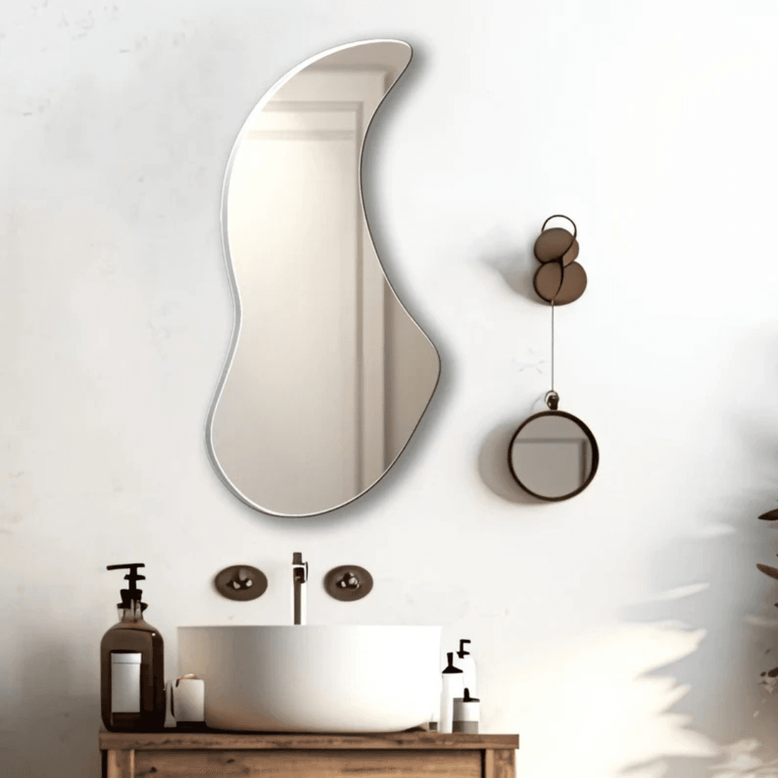 Contemporary Freeform Mirror for Bedroom & Hallway 1