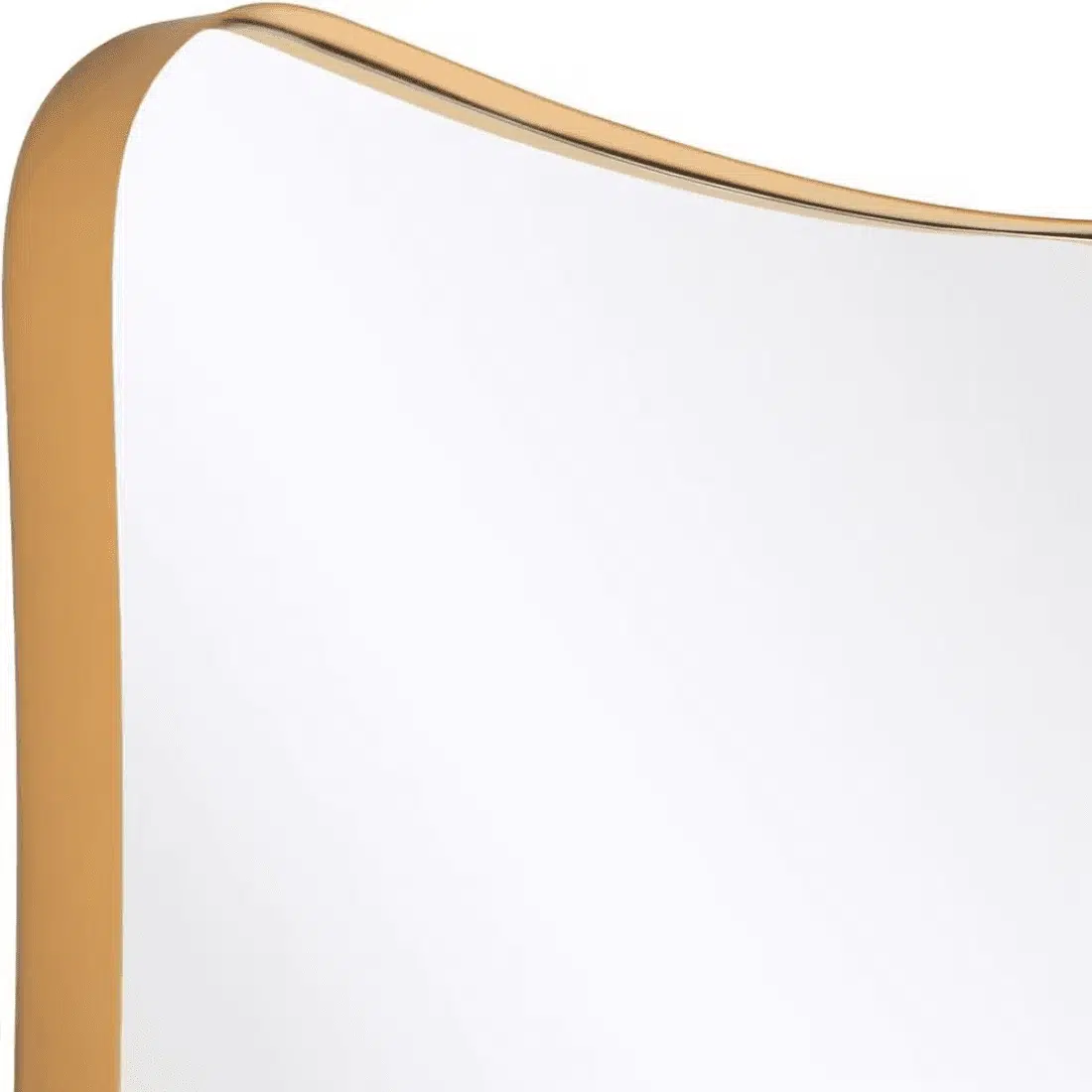 Modern Abstract Irregular Wall Mirror – Anodized Aluminum Frame