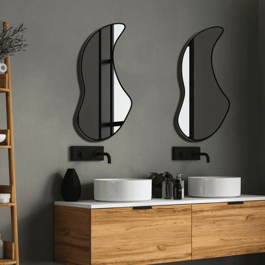 Contemporary Freeform Mirror for Bedroom & Hallway 1