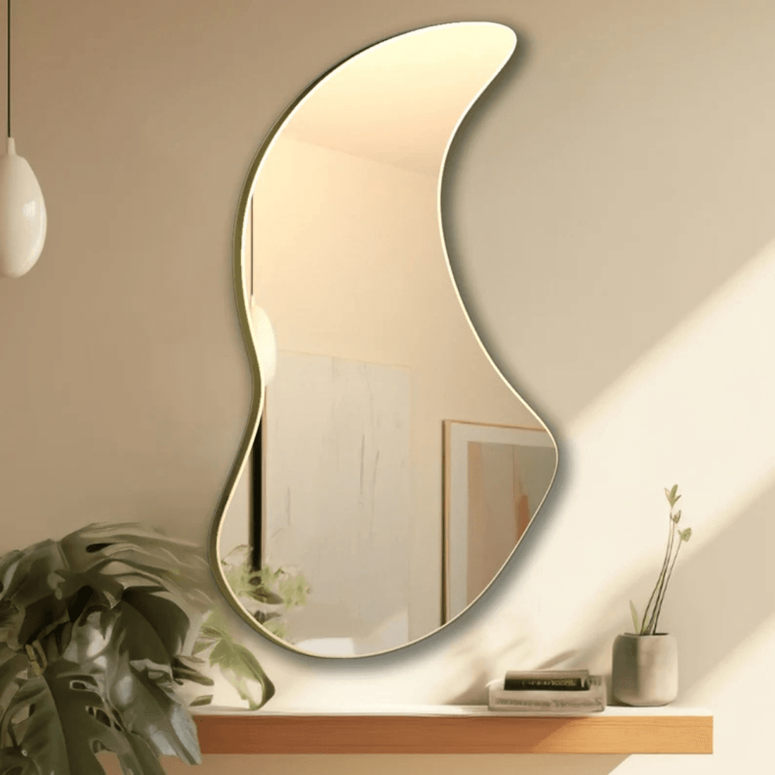Contemporary Freeform Mirror for Bedroom & Hallway 1