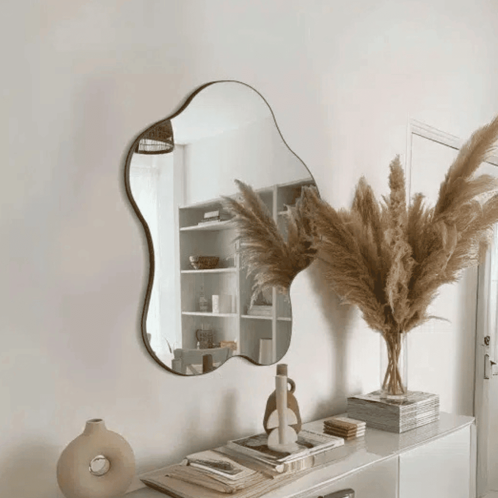 Elegant Irregular Bathroom Mirror Set 1