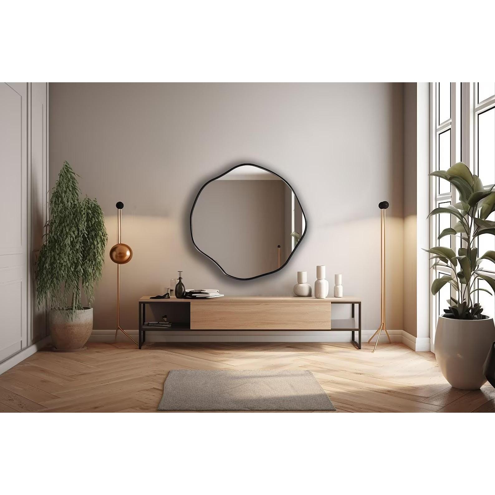 Modern Artistic Freeform Bathroom Mirror