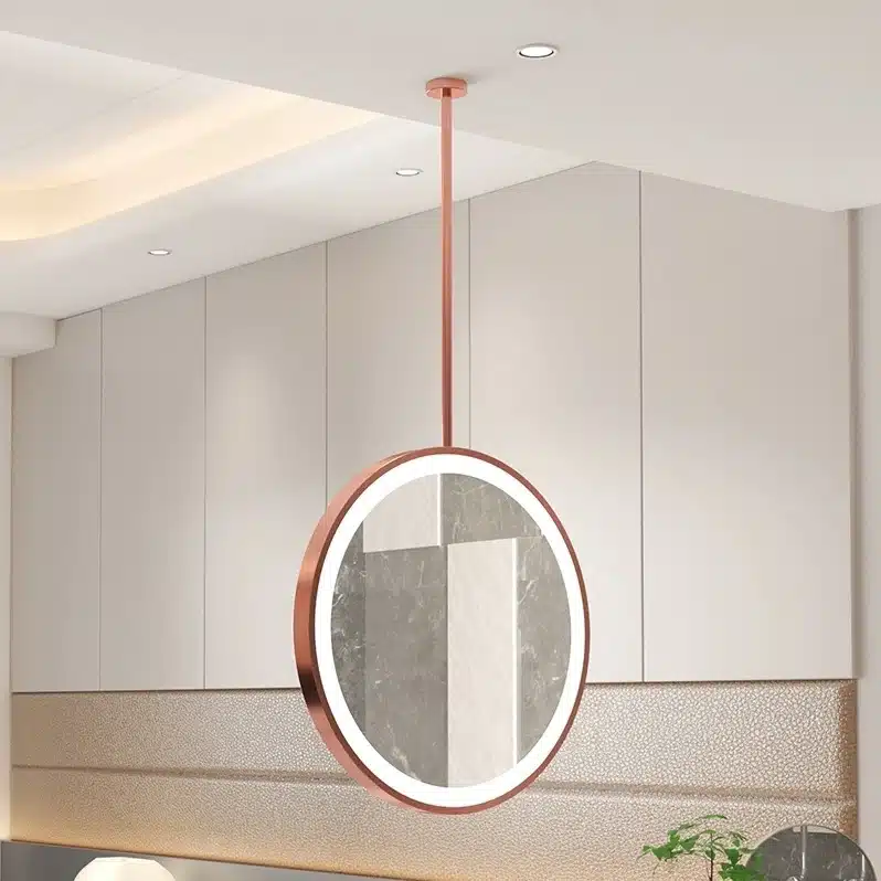 Round Hanging Mirror