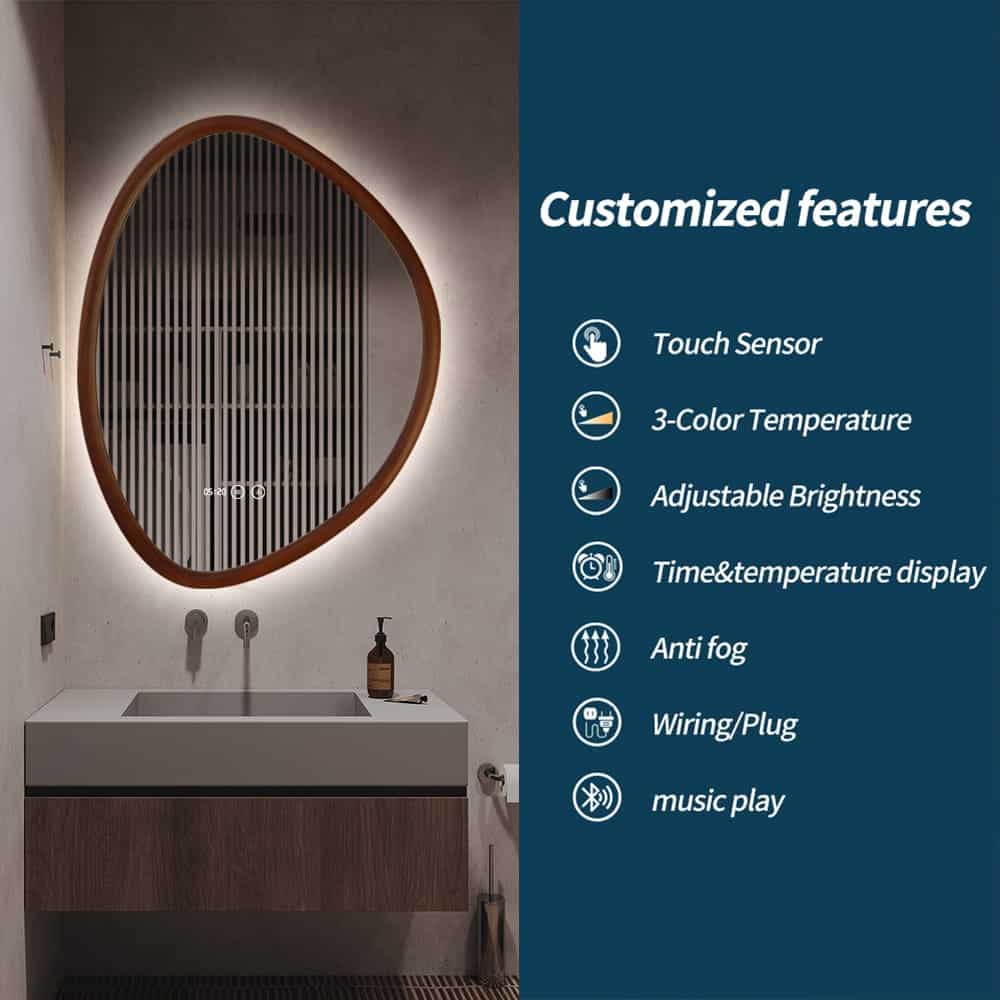 Luxury Modern Wash Area with Ambient LED Lighting