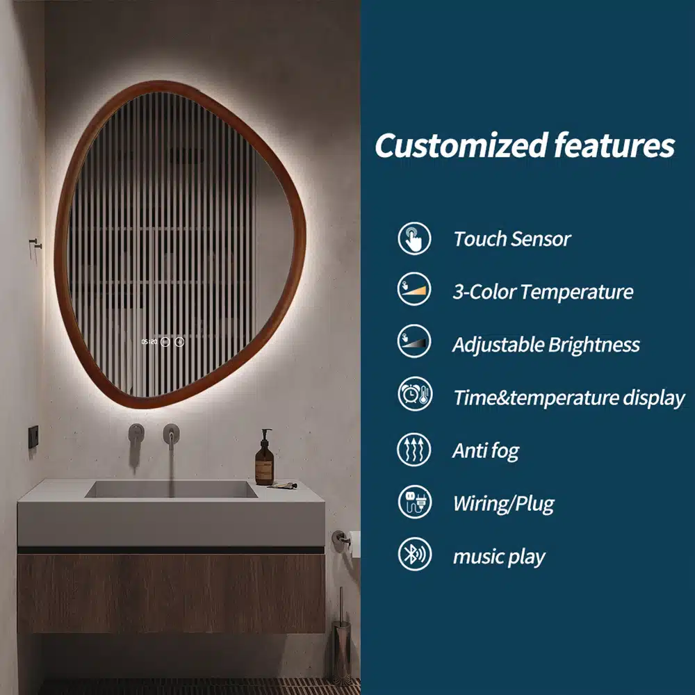Luxury Modern Wash Area with Ambient LED Lighting