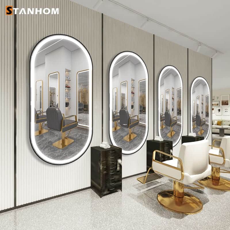 Salon led mirror rectangle