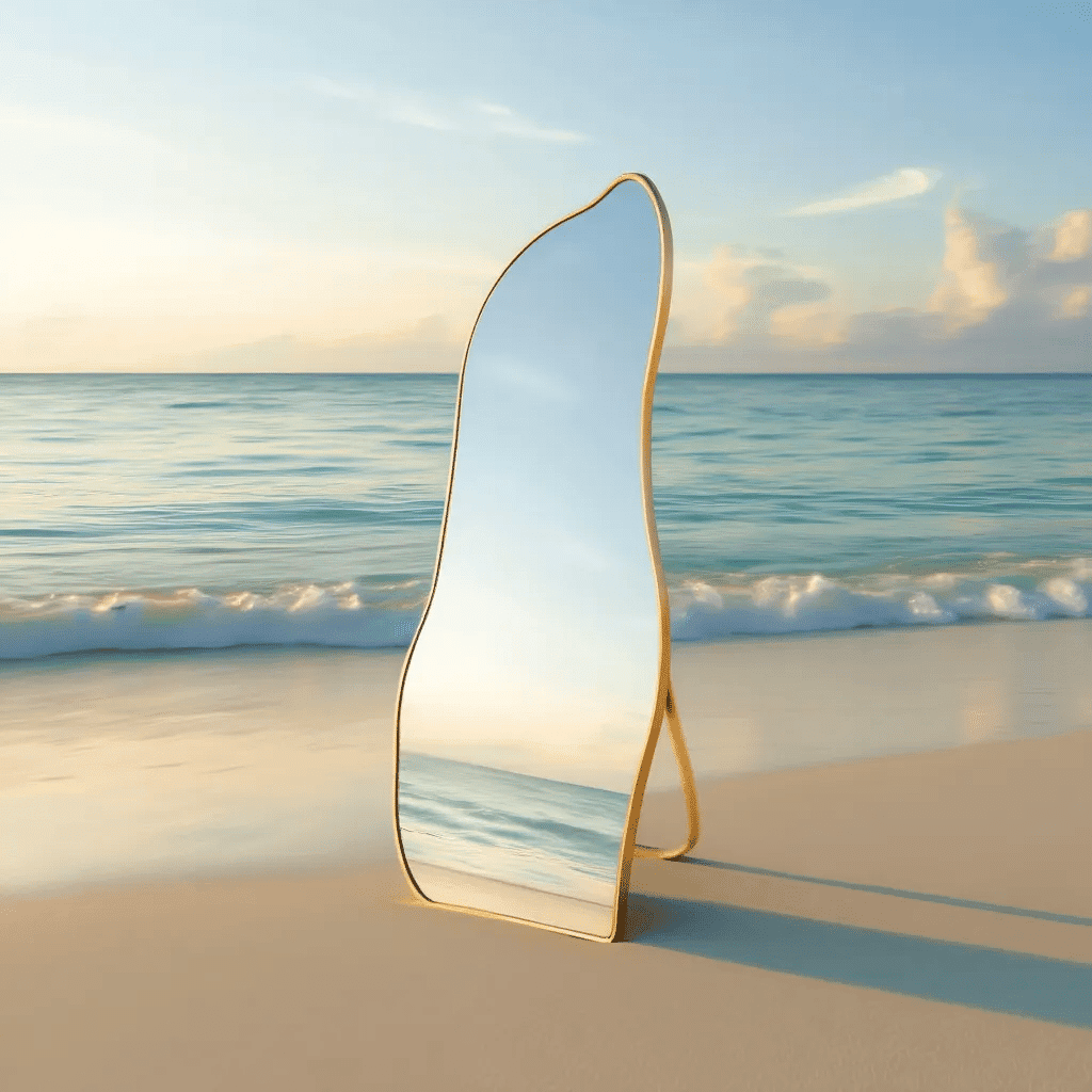 Premium Irregular Full Length Standing Mirror 1