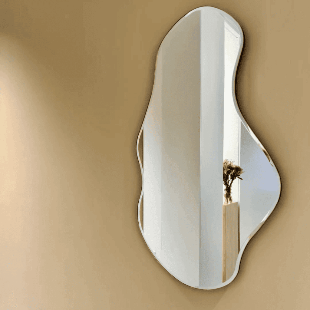 Contemporary Organic Bathroom Mirror 1