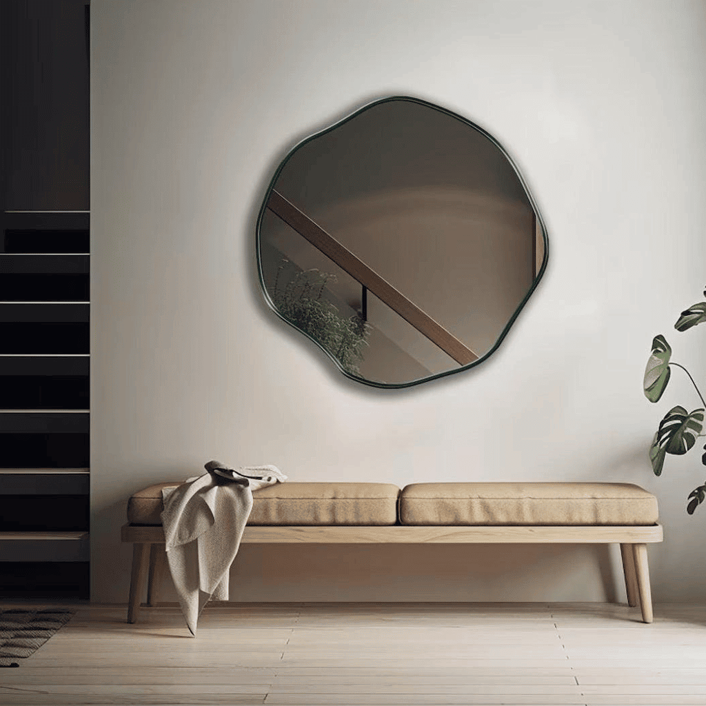 Modern Artistic Freeform Bathroom Mirror