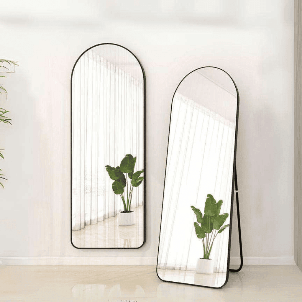 Modern Sculptural Full Length Mirror