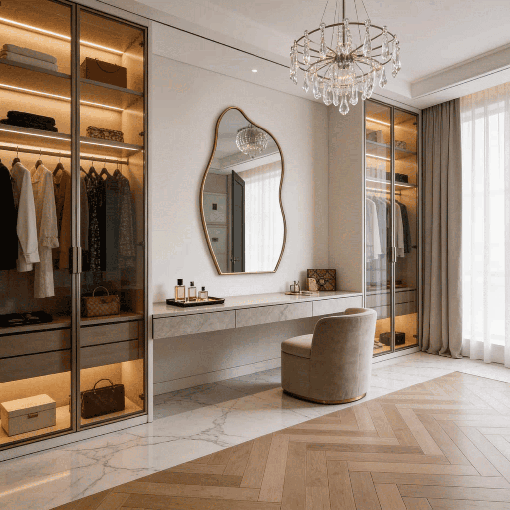 Premium Irregular Full Length Standing Mirror