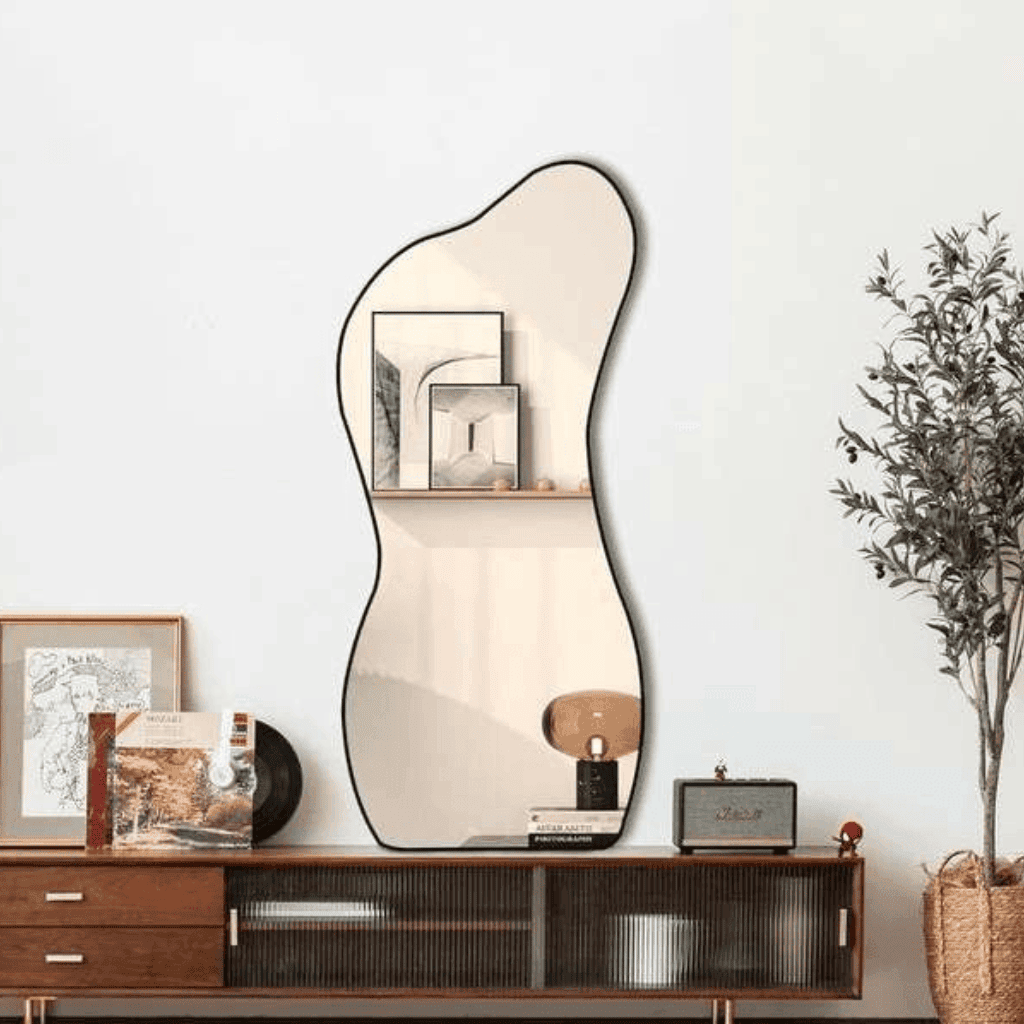 Contemporary Artistic Bathroom Wall Mirror