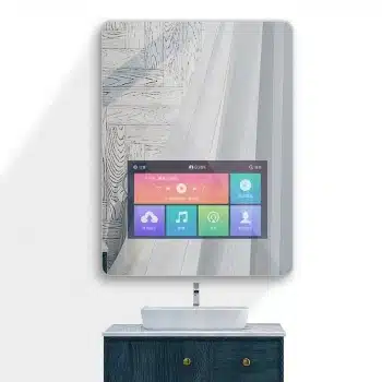 Smart Android TV LED Mirror with Remote Control – 14" | LightMirror.in