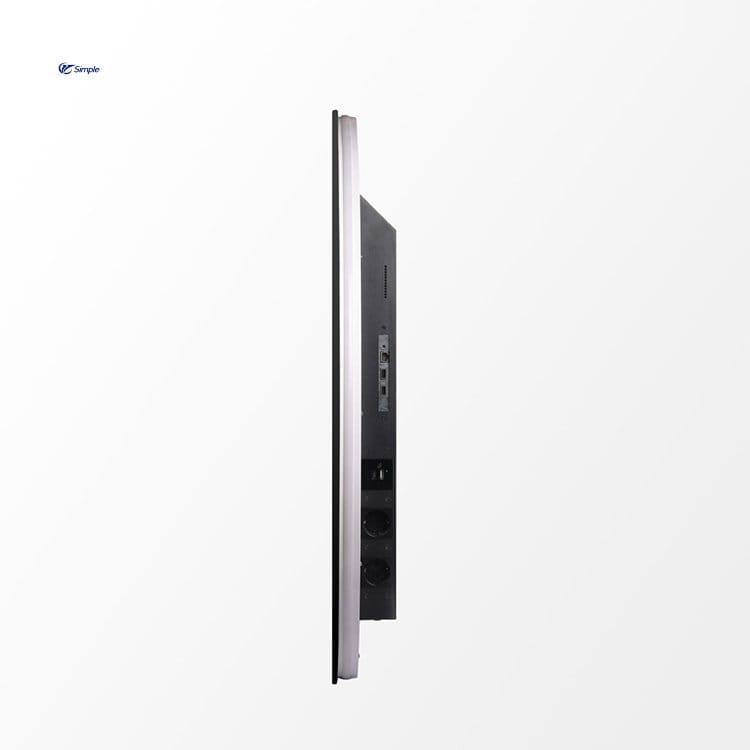 Luxury Vanity Mirror with Smart Display & Minimalist Design