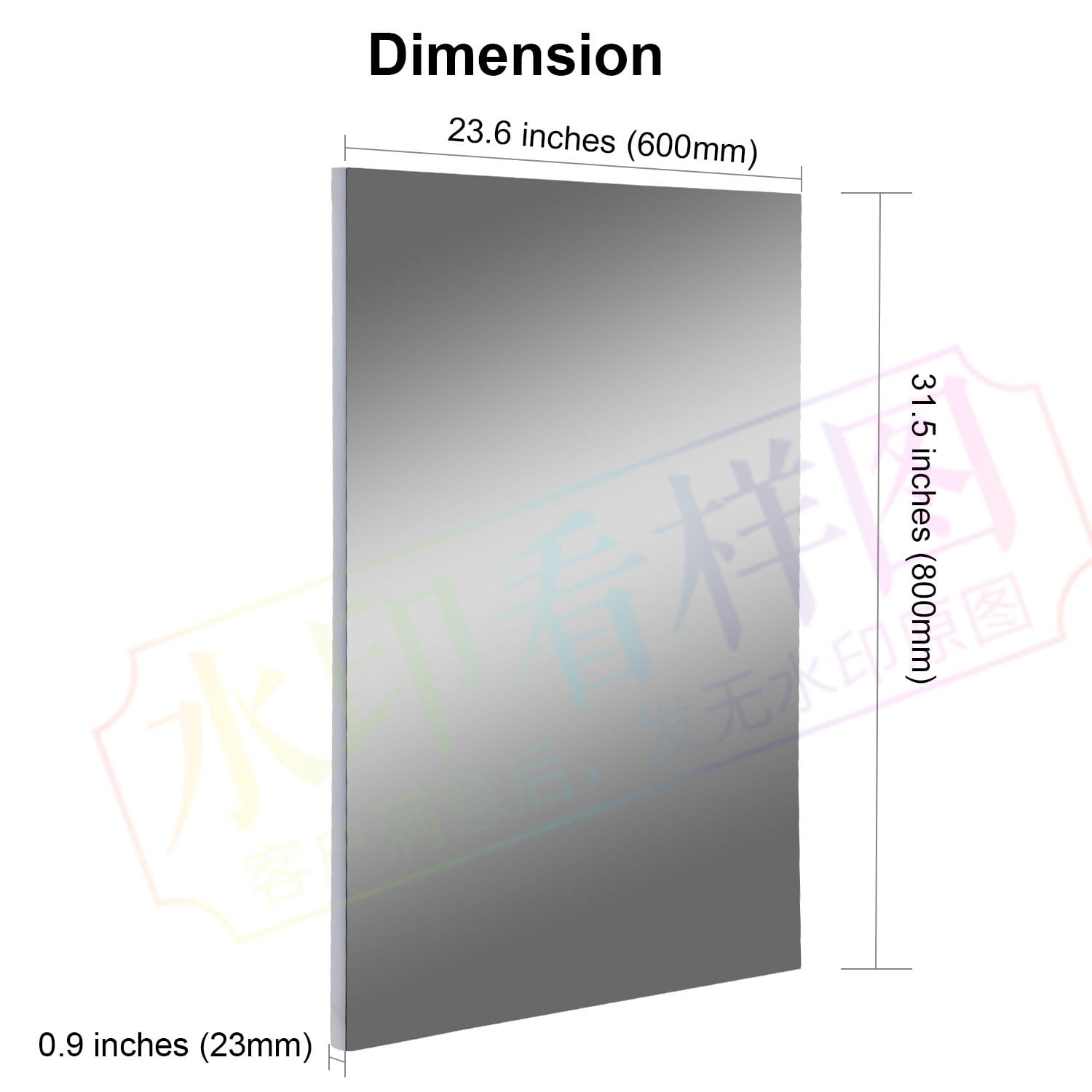 LED Mirror with Built-in Android TV for Modern Bathrooms