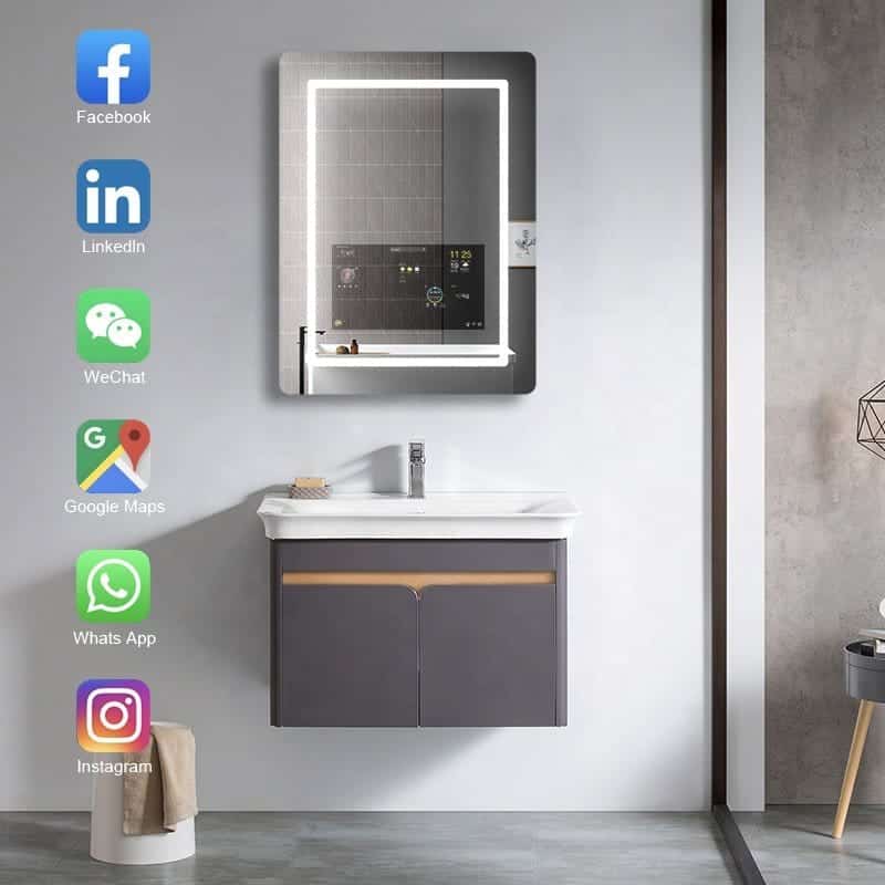 rectangles led mirror