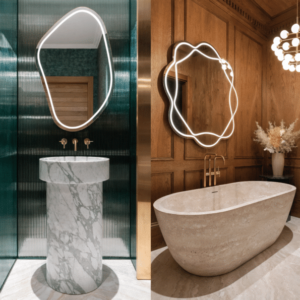 Creative LED Mirror Shapes to Elevate
