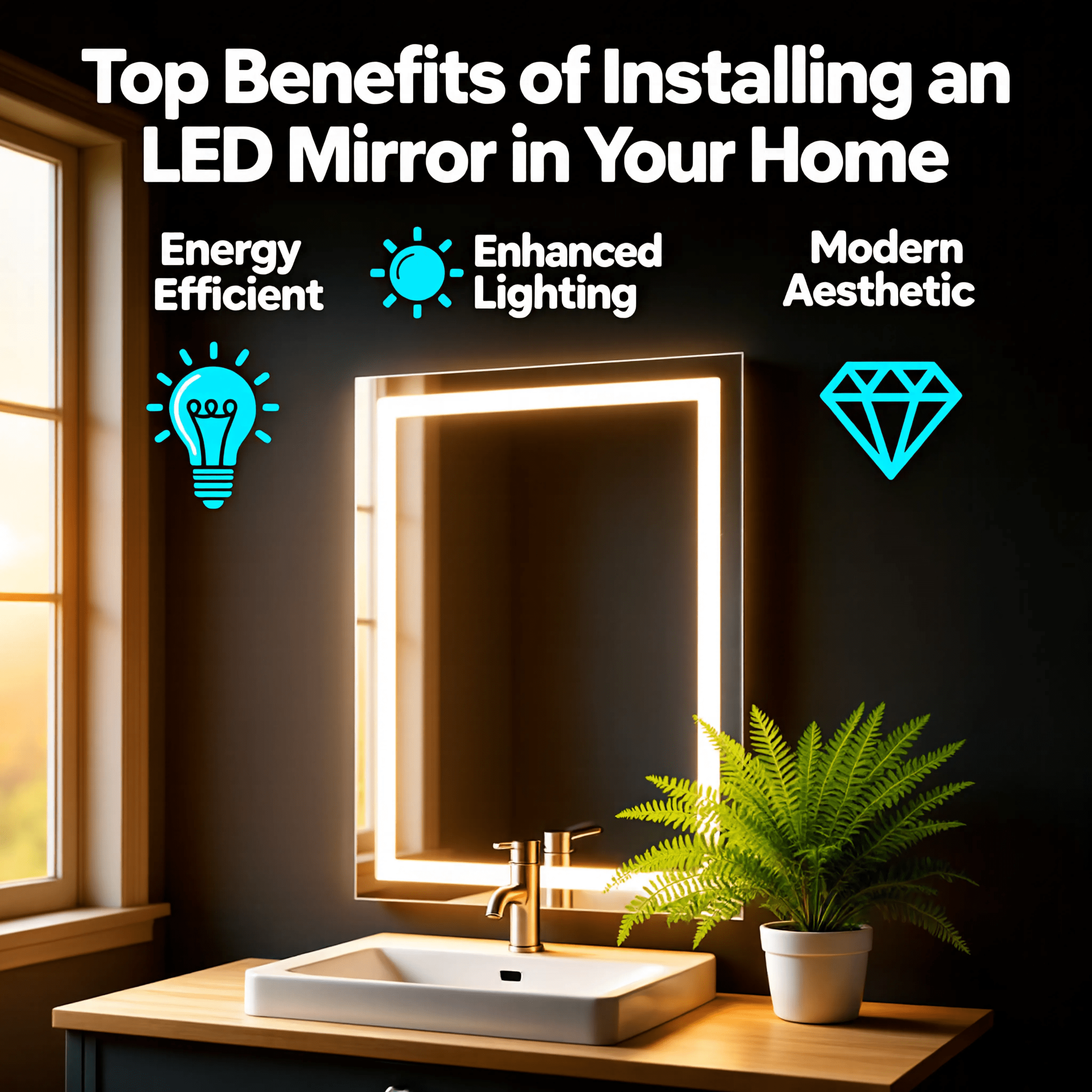 Transform Your Bathroom with an LED Mirror