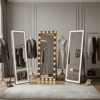 Premium Standing LED Mirror Features for Every Space