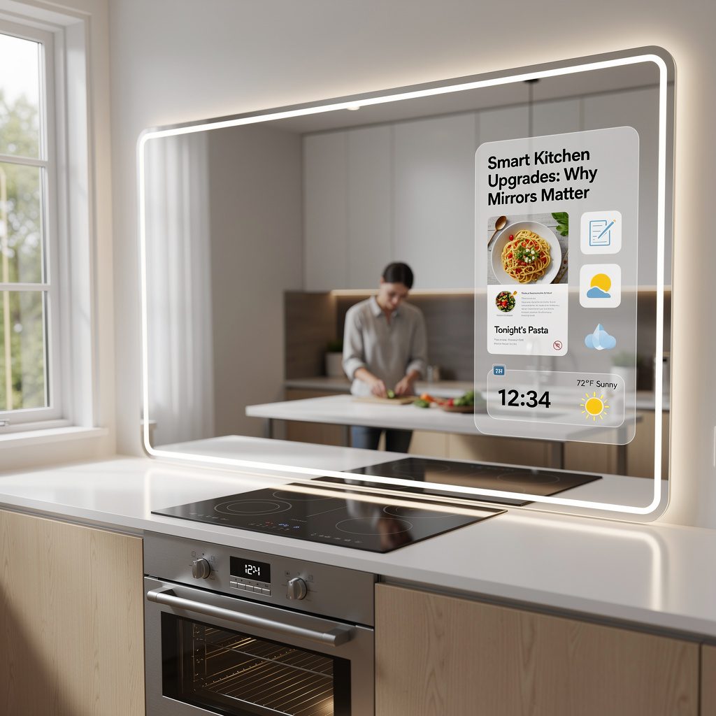 Smart Kitchen Upgrades: Why smart LED Mirrors Matter