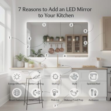 How LED Mirrors Can Enhance Your Kitchen Design