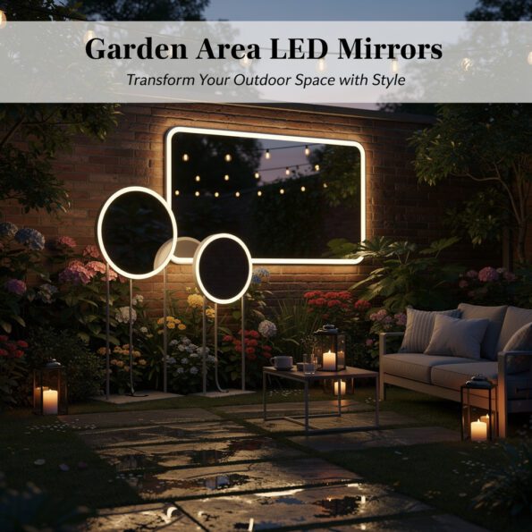 Garden Area LED Mirrors: Transform Your Outdoor Space with Style