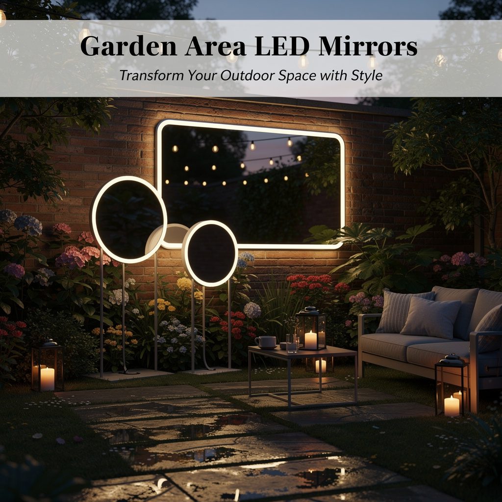 Garden Area LED Mirrors: Transform Your Outdoor Space with Style
