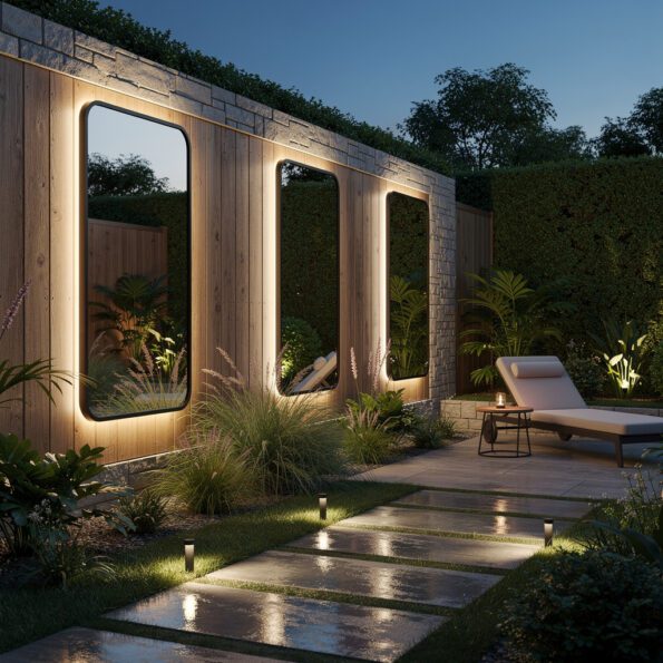 Outdoor LED Mirrors: A Stylish Addition to Modern Gardens